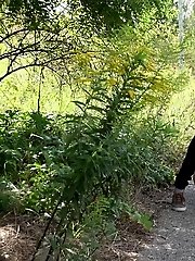 15 pictures - Cute babe rushes to beat her pee desperation